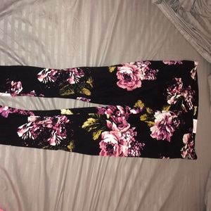 Floral patterned leggings