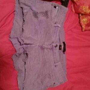 Torrid purple Denim Shorts