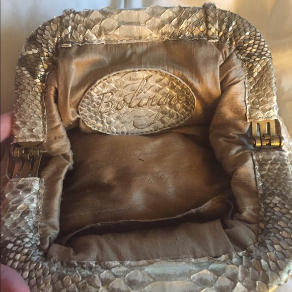 Custom Python evening handbag. - Picture 4 of 4