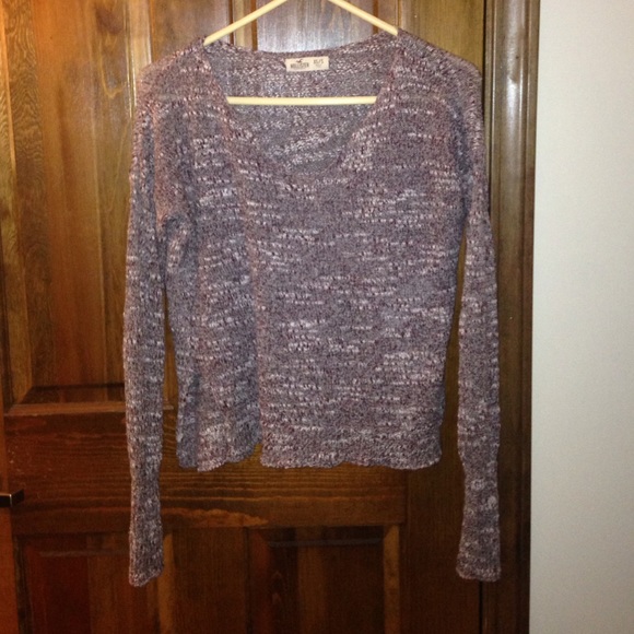 Purple/grey loose sweater