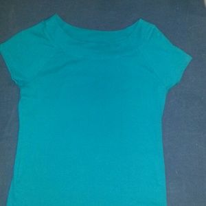 Teal short sleeve