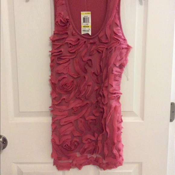 American Rag Company Rose Top Medium NWT tank - Picture 2 of 2