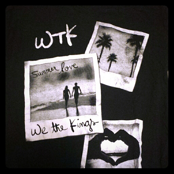 We The Kings concert tee