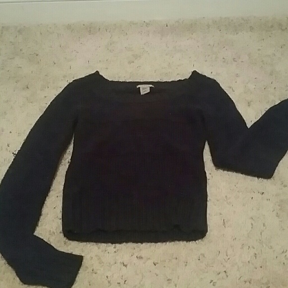 Dark purple sweater