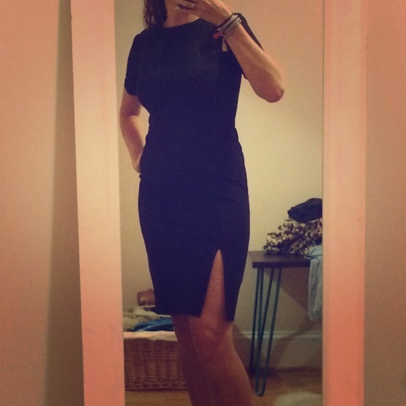 Black theory dress