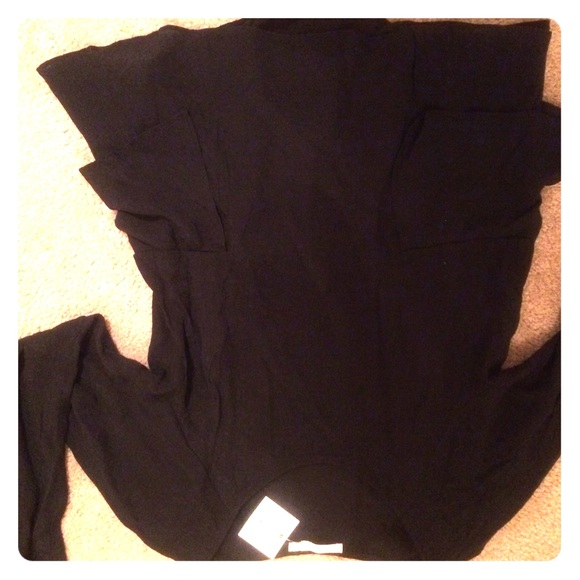 Black blouse.
