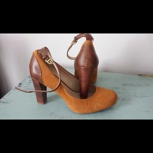 Franco Sarto Suede and Leather Shoes