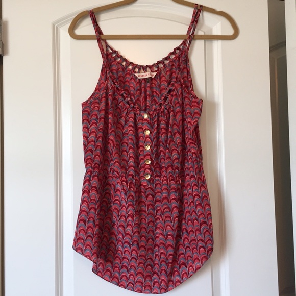 Rebecca Taylor printed sleeveless blouse