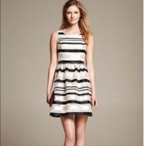 Banana Republic Monogram Striped Organza  Dress