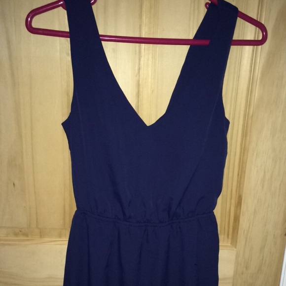 Navy blue Tobi dress low open back