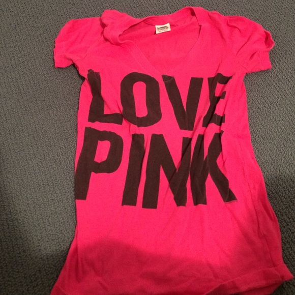 victorias secret pink tshirt