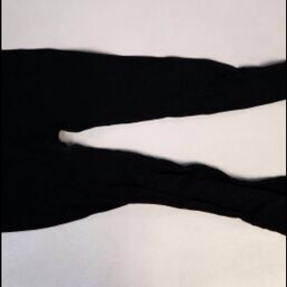 Black fleece tights
