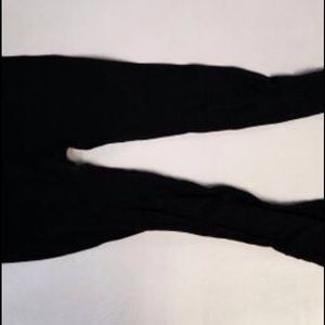 Black fleece tights