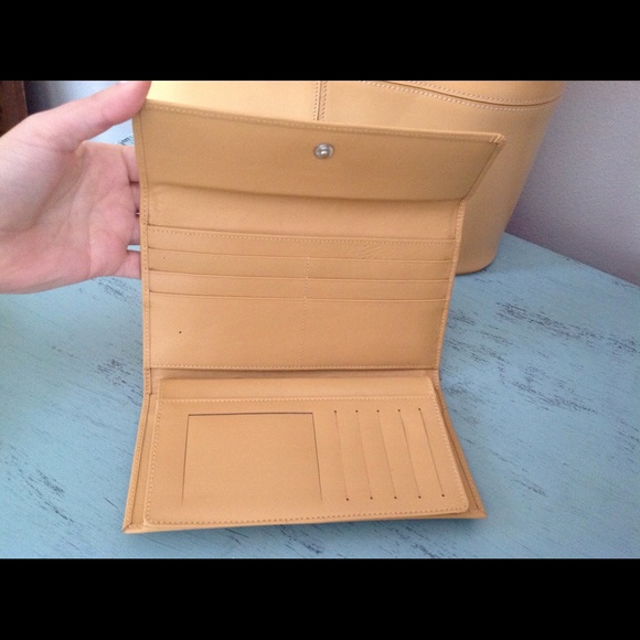 Leather purse and matching wallet - Picture 4 of 4