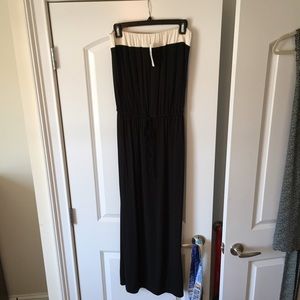 J. Crew black maxi dress