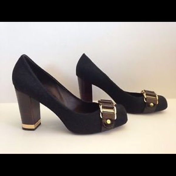 Tory Burch Flannel Laura Pumps