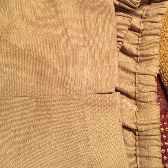 Custom Made Linen Capris - Picture 2 of 3