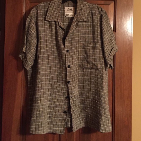 Flax Linen Button Down Shirt