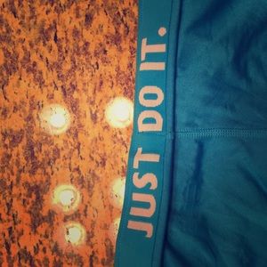 Blue nike leggings