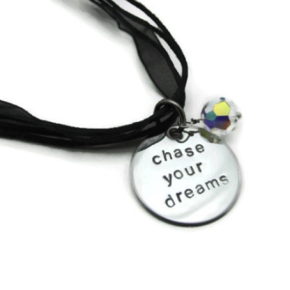 Chase Your Dreams Inspirational Necklace