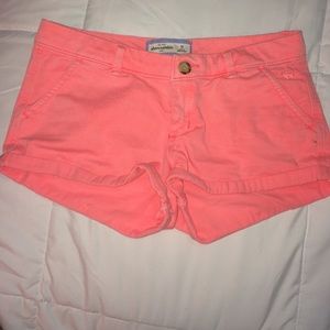 Abercrombie Kids coral shorts