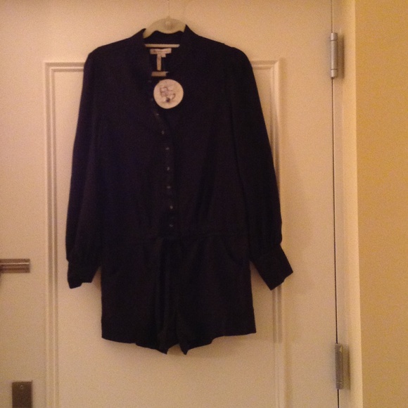 BCBG Black Romper