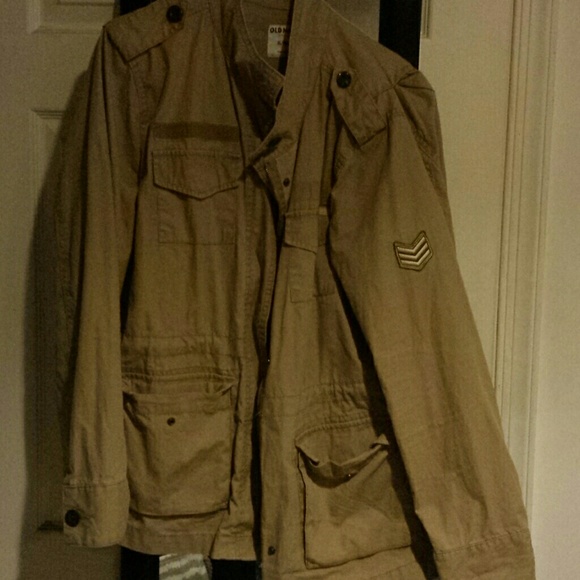Old Navy cargo military jacket