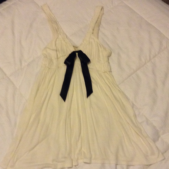 Cream Bow Tunic
