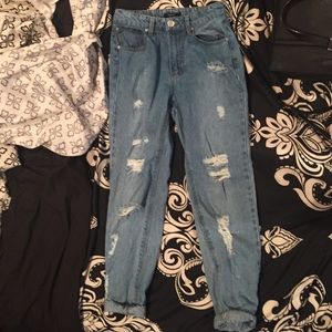 Forever 21 high rise boyfriend jeans sz 26