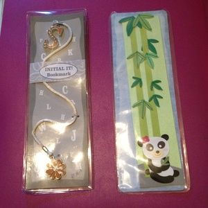 Panda bookmark and S bookmark
