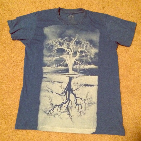 Blue tree tshirt
