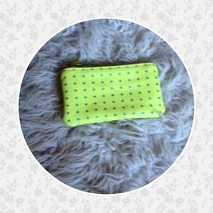 Cute yellow coin purse