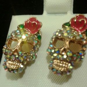 Sugar skulls fashion earings
