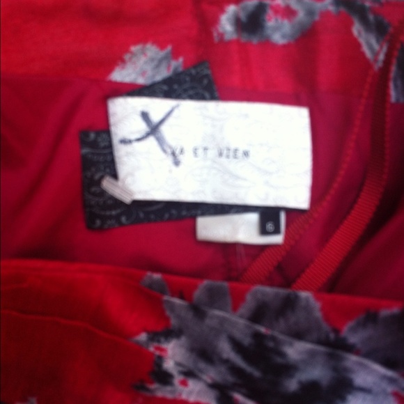 SOLD Anthropologie Vi et Vien silk dress 6 - Picture 3 of 4