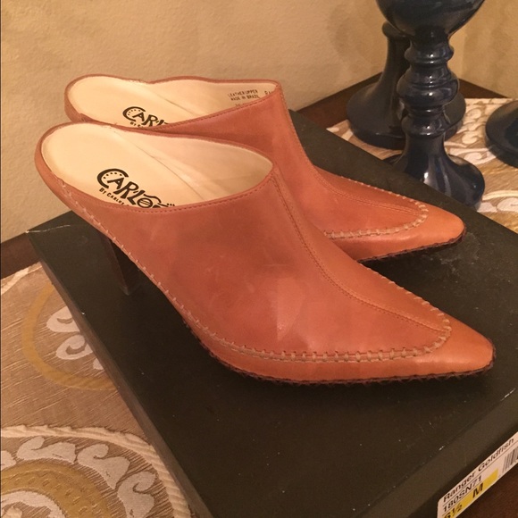 Carlos Santana slip on heels