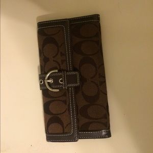 Authentic coach wallet