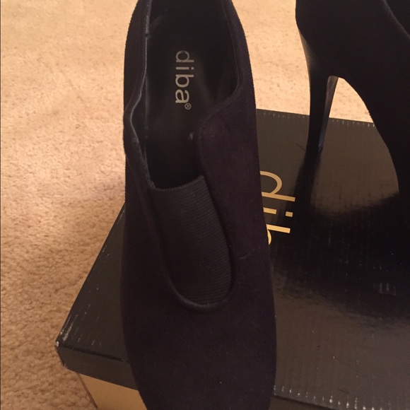 Dibla Sexy black slip on heels - Picture 2 of 3