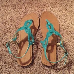 Teal Merona Sandals