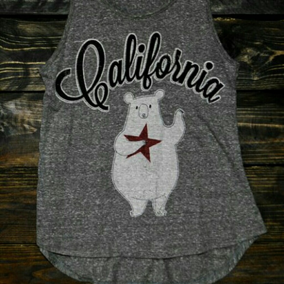 • Tank •  California Bear Vintage Style Tank - Picture 2 of 4