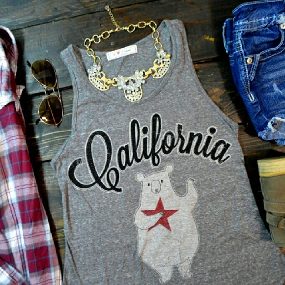 • Tank •  California Bear Vintage Style Tank - Picture 4 of 4