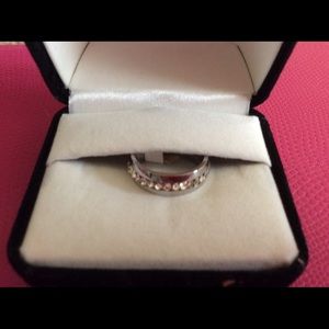 ***50% OFF SALE: 18k Eternity band (Silver)