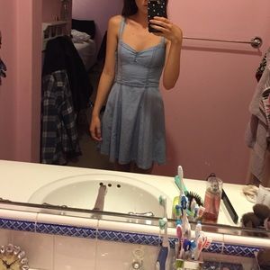 Denim dress!