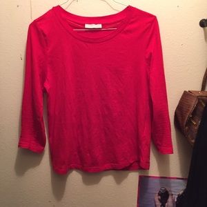 Basic Zara red top