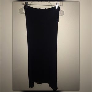 Black maxi skirt