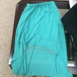 High low skirt