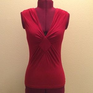 Dark Red Banana Republic Top