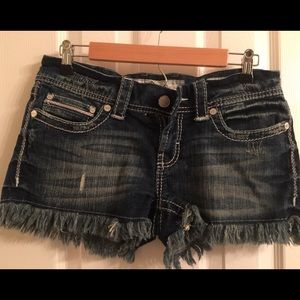 BKE fringed Short Shorts