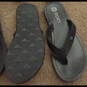 Two pairs foxy flip flops
