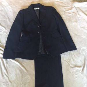 2pc Pin striped pant suit