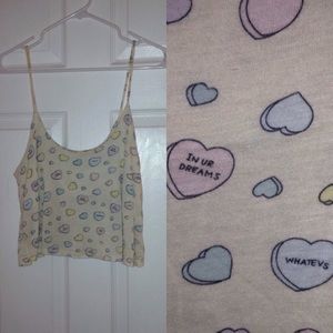 Nollie cropped tank top